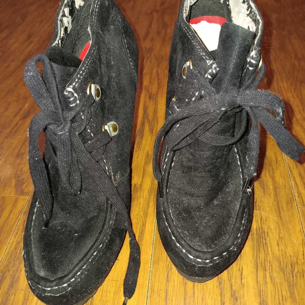 Baby Phat Black Heeled Boots